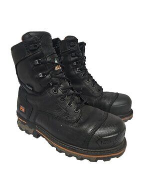 Timberland PRO Men's 8" Boondock Waterproof Work Boots Black 89645 Size 9W